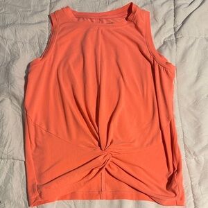 Athleta Bright Orange Twist Tank Top